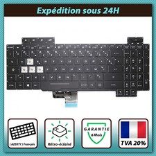 CLAVIER FRANÇAIS AZERTY ASUS ROG STRIX SCAR II GL704GV / GL704GW + rétro