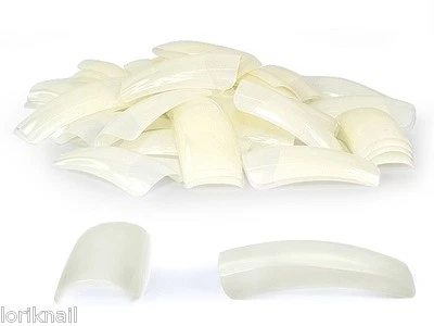 BEAUTY LOUNGE LARISSA 50 Tips Natural Nachfüllbeutel Amerikanische Form Nageltips Größen zur Auswahl