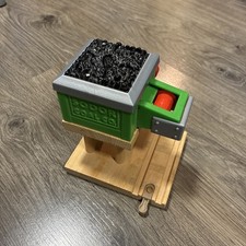 Thomas Wooden Railway Sodor Coal Co. Loader Wood Railroad Track Mining Green