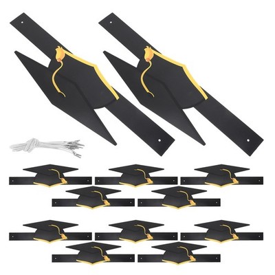  30 Pcs Graduation Paper Hat Adjustable Crowns Cap for Kindergarten