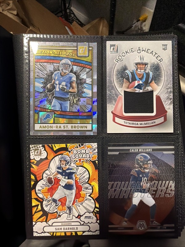 nfl card binder collection