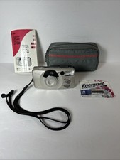 Canon Sure Shot 85 Zoom 35mm Film Camera Silver Vintage Not Film Tested