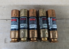 FRN-R-15 Cooper Bussmann Dual-Element Time Delay Class RK5 Fuses LOT OF 5