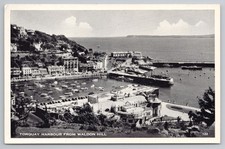 Torquay Harbour from Waldon Hill Devon Aerial View Boats