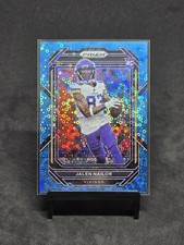 2022 Panini Prizm No Huddle Jalen Nailor Blue Disco Rookie Card /79 Vikings . rookie card picture