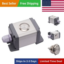 22mm Momentary Push Button Switch Box Stainless Steel Metal 12V-24V DC 1 NO F...