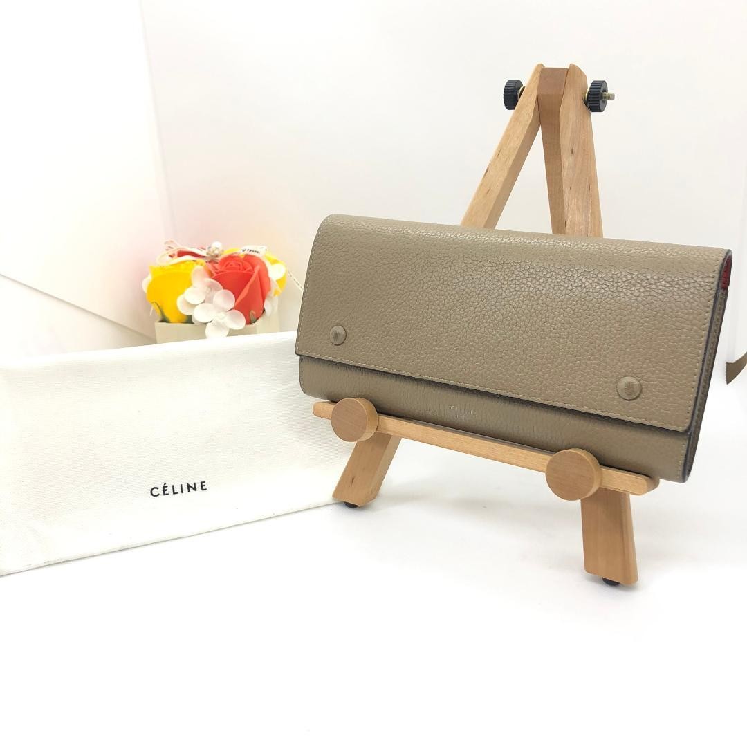 CELINE Large Flap Multi function Long Wallet From… - image 1