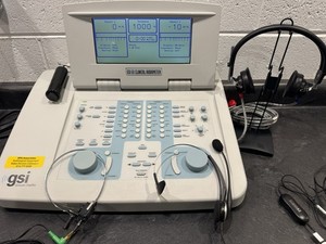 GSI 61 Clinical 2 Channel Audiometer Complete w/ NEW Calibration Certificate