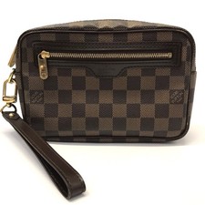 Louis Vuitton Pochette Vie Macao Clutch Bag Damier Ebene Men'S N61739 Ab