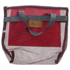  2 Pcs Beach Bag for Swimming with Pockets Travel Coastal Beachbag