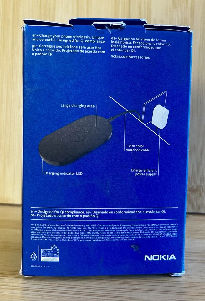 Nokia DT-900 Universal Wireless Charging Pad, Black - Image 3 of 4