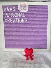 Red Heart straw topper/buddy