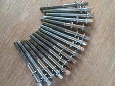  16 VINTAGE 1980's LUDWIG ROCKER SERIES FLOOR TOM DRUM TENSION RODS-VG 