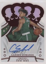 2019-20 Panini Crown Royale Rookies Red 12/49 Carsen Edwards #CR-CEW Auto 0s5s