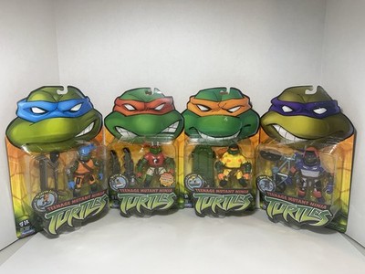 COMPLETE SET OF 4 TEENAGE MUTANT NINJA TURTLES EXTREME SPORTS FIGURES SEALED NEW