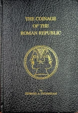 The Coinage of the Roman Republic by Edward A. Sydenham Hardcover Book