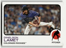 2022 Topps Heritage #718 Dinelson Lamet SP