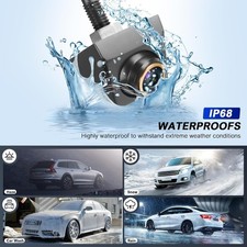 Car Rear View Reverse Camera Parking Backup Night Vision Waterproof 1080P AHD