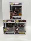 Funko POP Miles Morales Lot Iron Spider 1448 Common/Chase & Venomized Miles 600