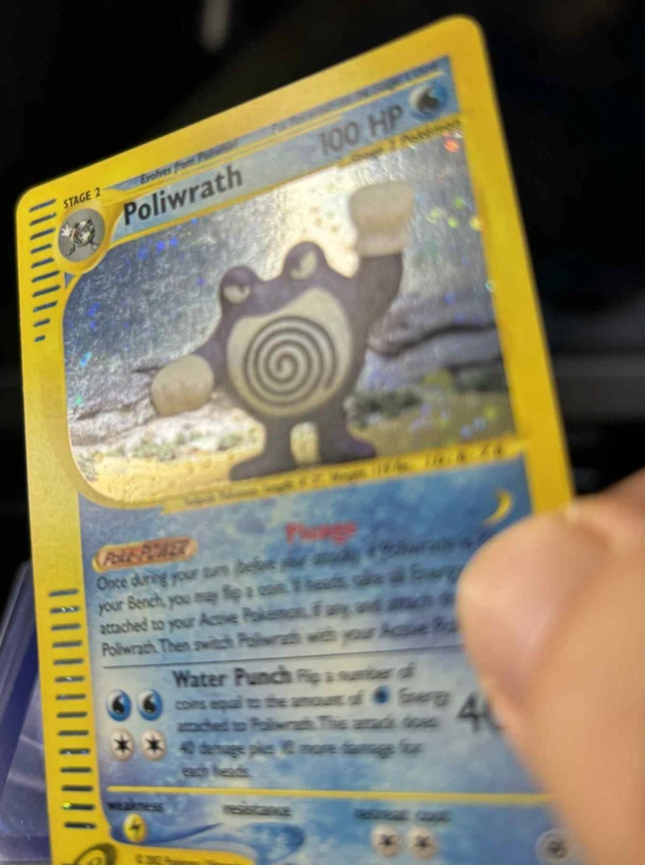 Pokemon Poliwrath Holo 24/165 LP-NM - Image 2 of 3