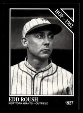 1991 Conlon Collection TSN #55 Edd Roush New York Giants