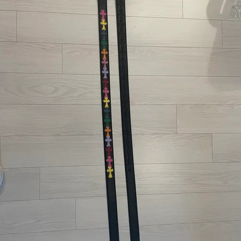 Chrome Hearts Leather Cross Belt 100cm