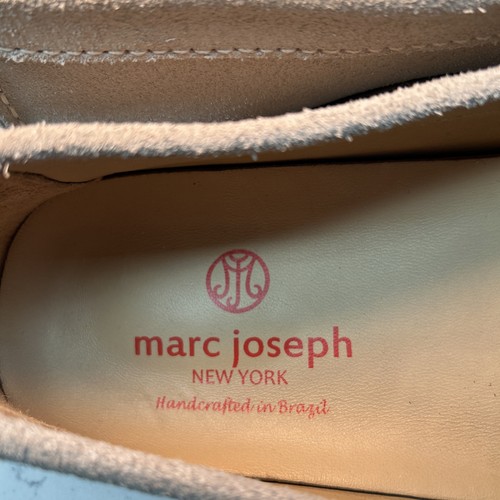 Mark Joseph New York Herren Driving Wildleder Beige/Hellbraun Leder Mokassin Größe 11 - Bild 11 von 24