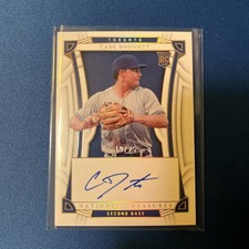 2023 Panini National Treasures - Rookie Signatures Cade Doughty #PS-CD Holo Gold