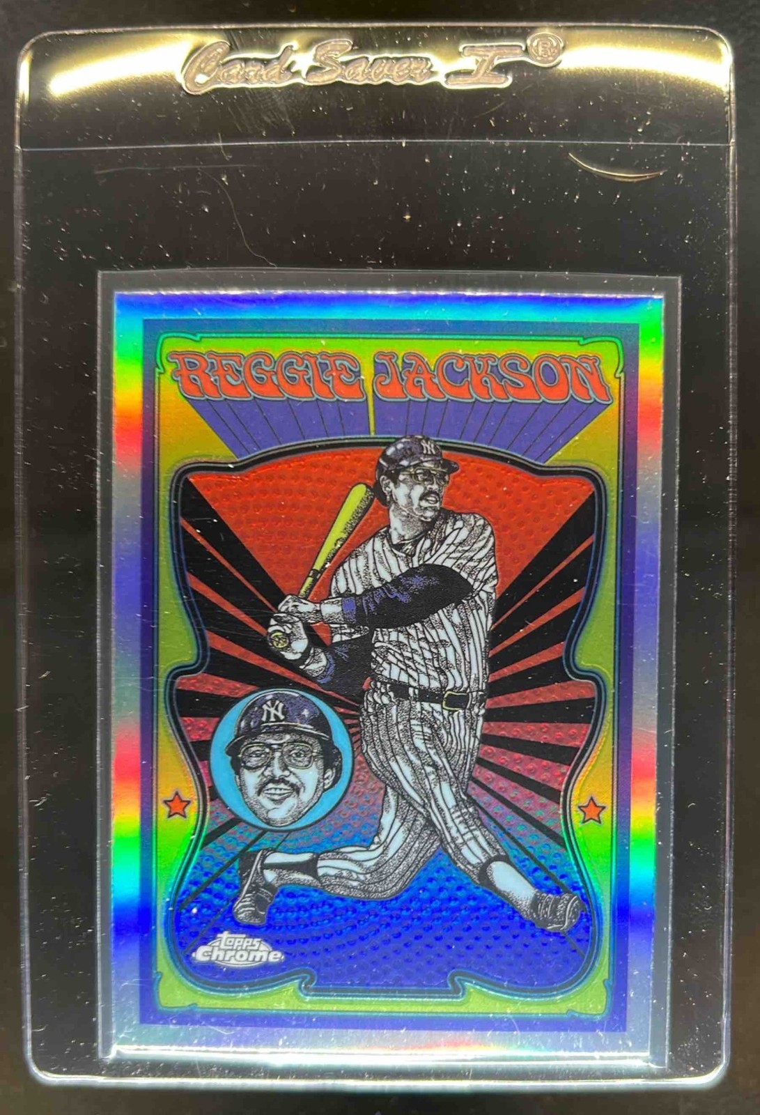 2025 Topps Chrome Reggie Jackson Ultraviolet All-Stars #UV-14 Yankees