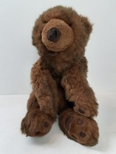 Russ Berrie Grreat Grizzly Plush 16" Brown Bear Soft Floppy Stuffed Animal 326