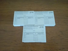 150 CDC COVID-19 Vaccination Blank Card Colle...