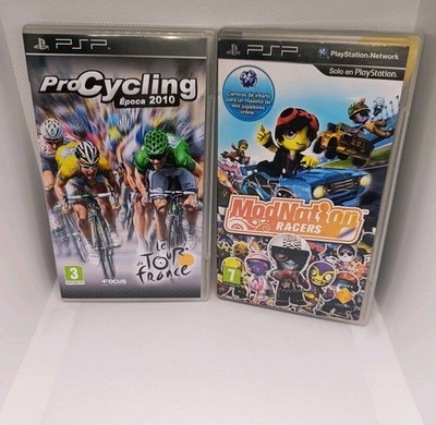 PSP Spiele Bundle - Pro Cycling Season 2010 & ModNation Racers - CIB PAL Reg FREE
