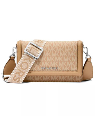 Michael Kors Jet Set Small Phone Webbing Nylon Crossbody Handbag