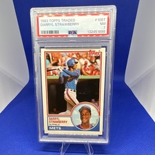 Topps 1983 Topps Traded Darryl Strawberry #108T Rookie 1 Star Back PSA 7