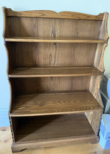 Ercol  Golden Dawn Waterfall Open Bookcase - Excellent Condition Collection only