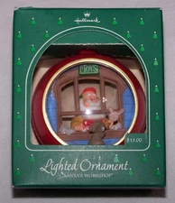 1984 Hallmark Ornament - Santa's Workshop - Lighted
