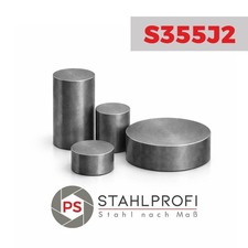 Rundstahl Scheiben  Rundmaterial S355J2 Rund   Ø 90 - Ø 200 mm   [Länge wählbar]