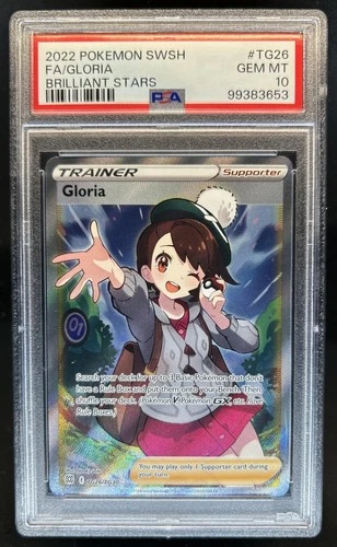 2022 Pokemon SWSH Brilliant Stars Gloria Trainer Gallery #TG26/TG30 PSA 10