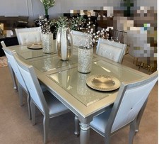 Raymour and Flanigan 7 PCS Dinner Room Dinnerware Set Service for 6