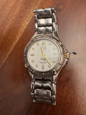 Esquire Swiss Men's Diver-Style Watch, Silver Tone