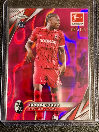 2024-25 Topps Chrome Bundesliga - Bruno Ogbus #37 Pink Refractor /125 (RC)