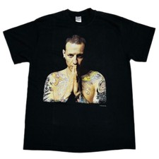 Vintage Linkin Park Chester Bennington Band 1997-2017 RARE XL T-Shirt REPRINT