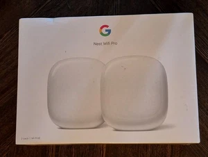 GOOGLE NEST WIFI PRO (WI-FI 6E) 2-PACK — FACTORY SEALED (EPJ031608) neuf