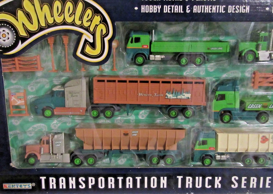 NIB Kentoys  Wheelers 1:72  Scale  Transportation Truck Series Set - Image 2 of 4