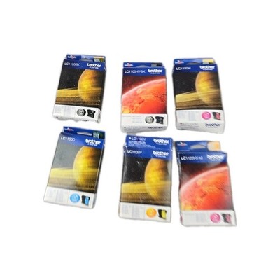 Original Brother LC1100 X6 NK Patronen verschiedene abgelaufen 