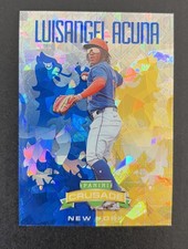 2024 Panini Crusade - Crusade Luisangel Acuna #27 Blue Cracked Ice Prizm (RC)