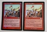 2 Last-Ditch Effort Foil & Regular Urza's Legacy Regular LP Lightly Played MTG