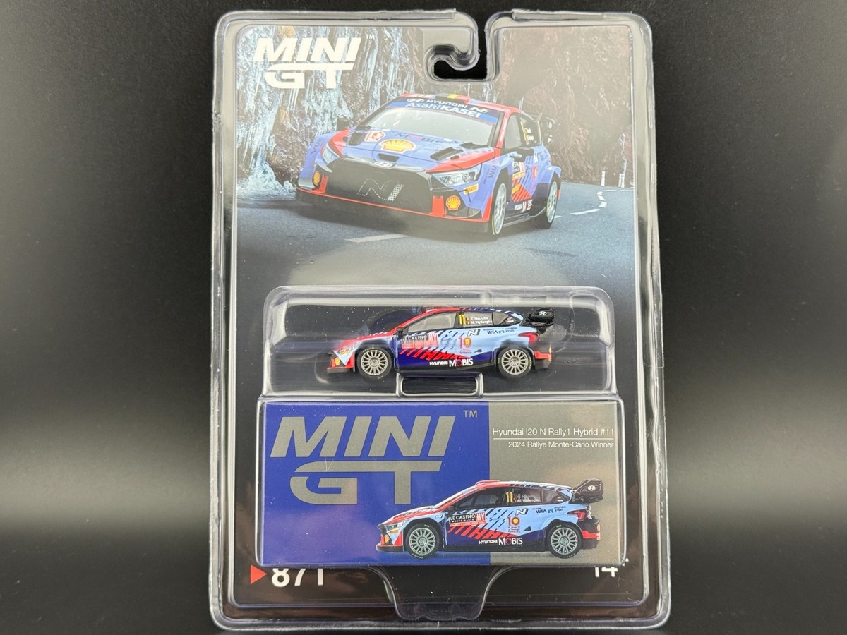 Mini GT Hyundai i20 N Rally1 Hybrid #112024 Rallye Monte-Carlo