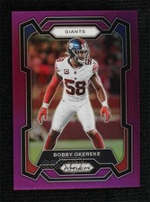 2023 Panini Prizm Purple Prizm 59/125 Bobby Okereke #124 14lt