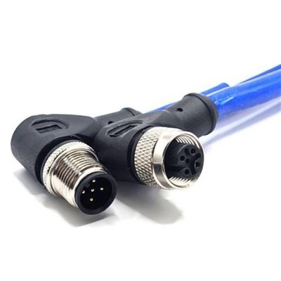 Mueller Electric C5BD82M010 Sensor-/Aktor-Steckverbinder M12 Stecker, gewinkelt,